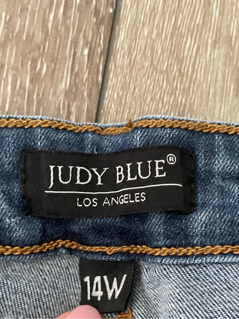 Judy Blue JB82356DK Mid Rise Straight Leg Jeans Size 14 - Picture 7 of 9